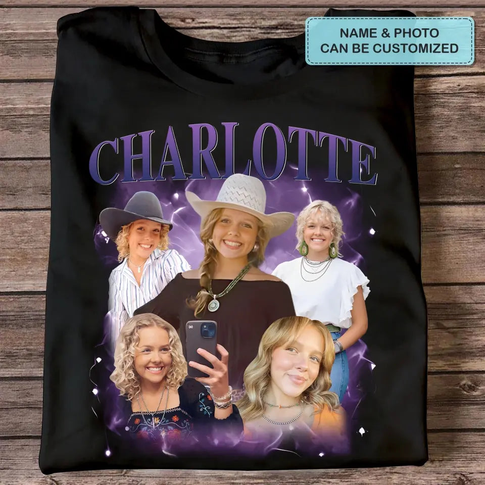 Custom Your Own Vintage Bootleg - Personalized Custom T-shirt - Valentine's Day, Anniversary Gift For Husband, Wife, Boyfriend, Girlfriend AGCHA002