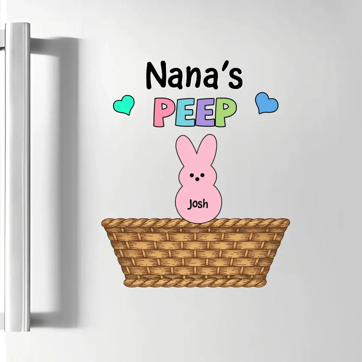 Grandma's Peeps V2 - Personalized Custom Decal - Gift For Grandma, Mom, Family Members