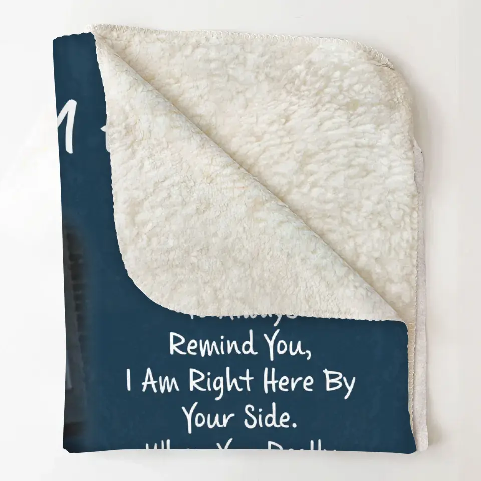 Hugs From Heaven - Personalized Custom Blanket - Memorial Gift For Family Members