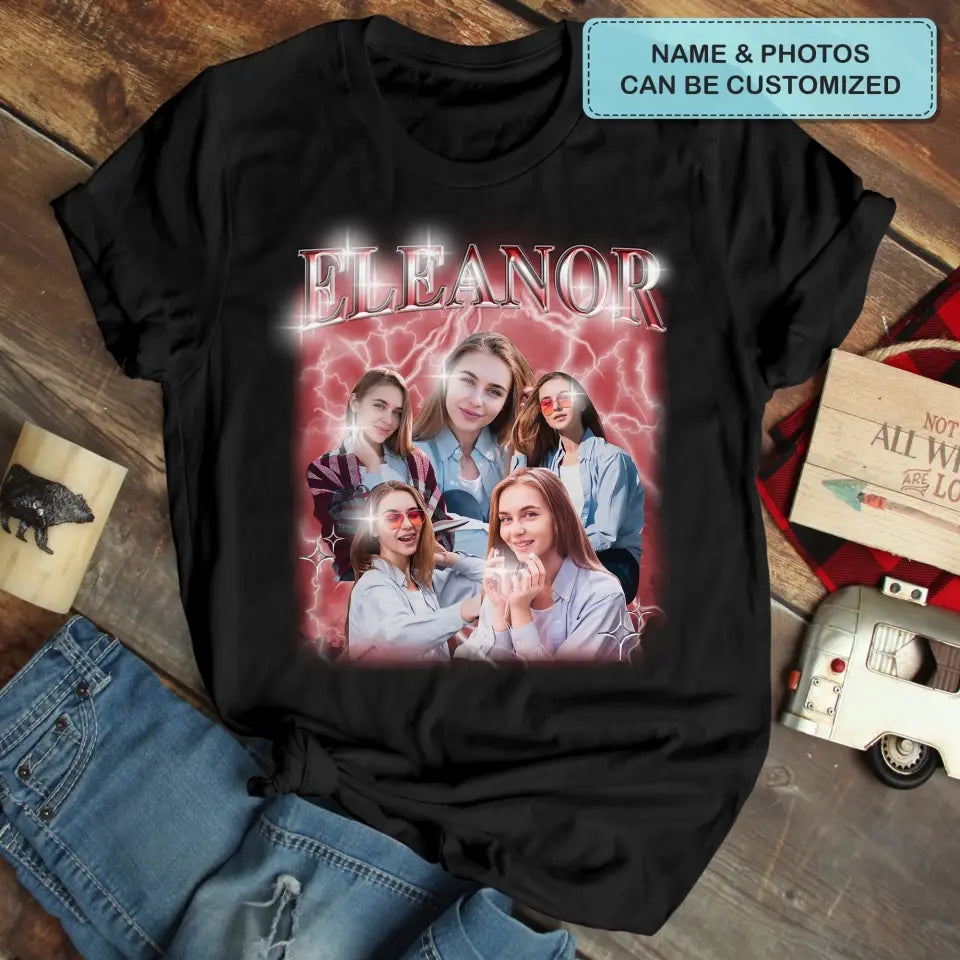 Custom Your Own Vintage Bootleg - Personalized Custom T-shirt - Valentine's Day, Anniversary Gift For Husband, Wife, Boyfriend, Girlfriend AGCHA003
