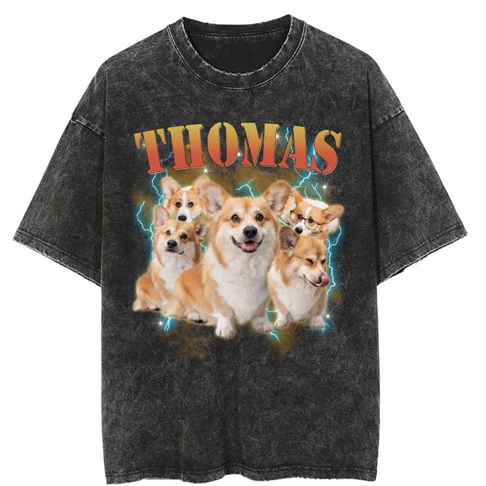 Custom Your Pet Bootleg Rap Tee - Personalized Custom Bootleg T-Shirt - Gift For Pet Lover, Pet Mom, Pet Dad, Pet Owner AGCLT56