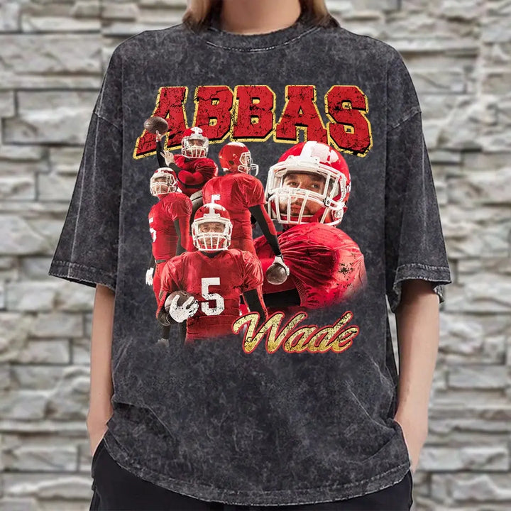 Custom Vintage 90s Football - Personalized Custom T-shirt - Gift For Football Lover, Boyfriend AGCHA0011