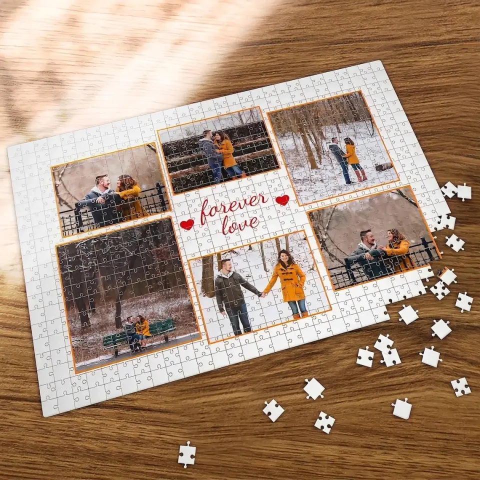 This Is Us Custom Photo - Personalized Custom Jigsaw Puzzle - Gift For Family, Family Members