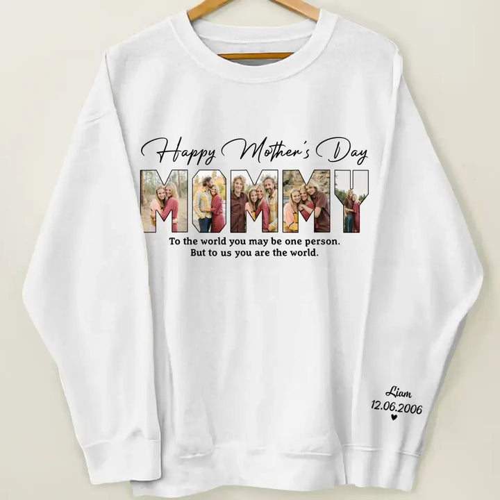 Happy Mother's Day - Personalized Custom Sweatshirt - Mother's Day Gift For Mother, Mom, Family Members