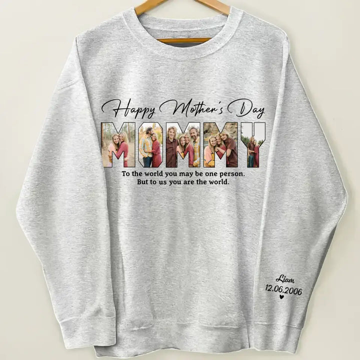Happy Mother's Day - Personalized Custom Sweatshirt - Mother's Day Gift For Mother, Mom, Family Members