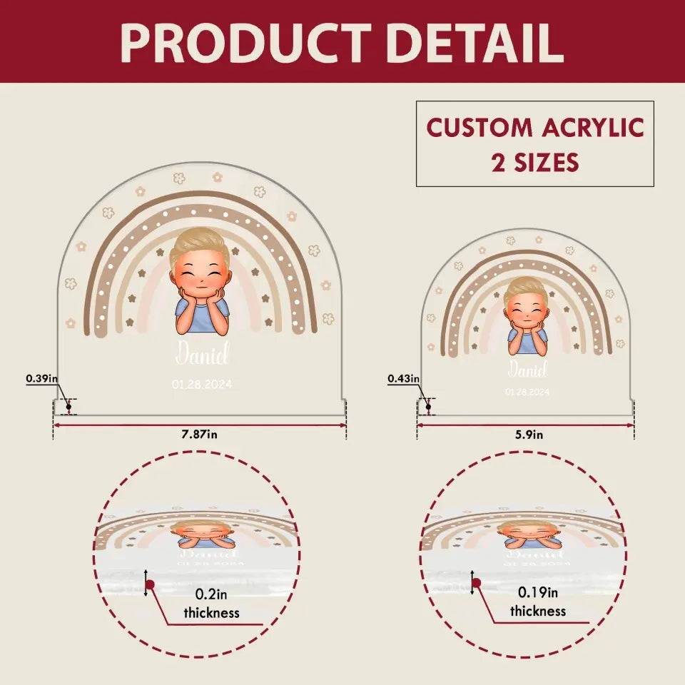 Kid Room Decor - Personalized Custom 3D Led Light - Gift For Family, Family Members