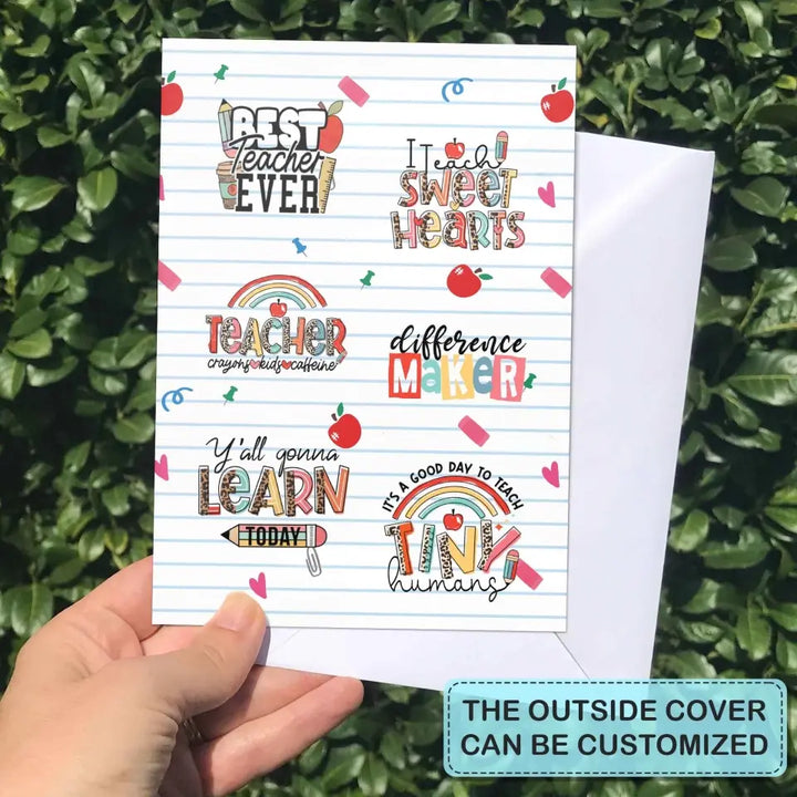 Custom Text - Personalized Custom Card - Gift For Your Loved One