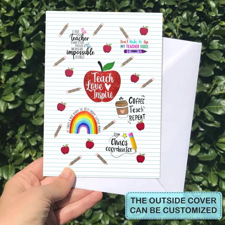 Custom Text - Personalized Custom Card - Gift For Your Loved One