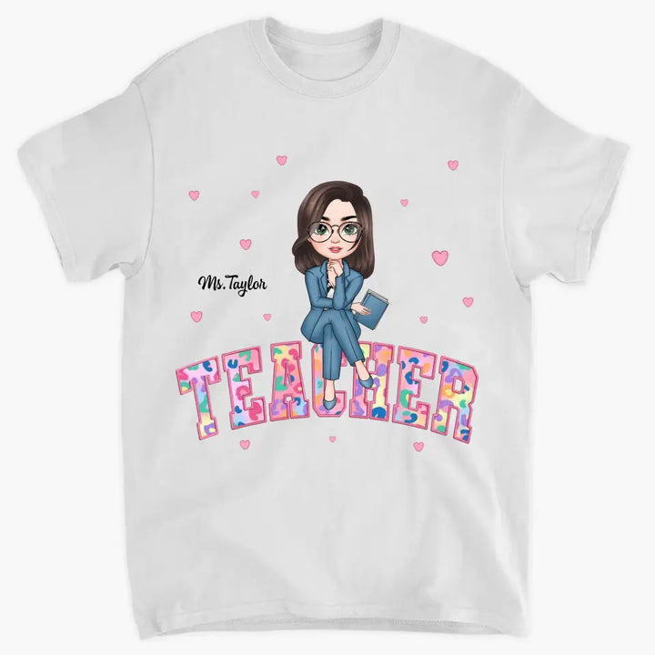 Easter Vibes Teacher Life - Personalized Custom T-shirt - Teacher's Day, Appreciation Gift For Teacher