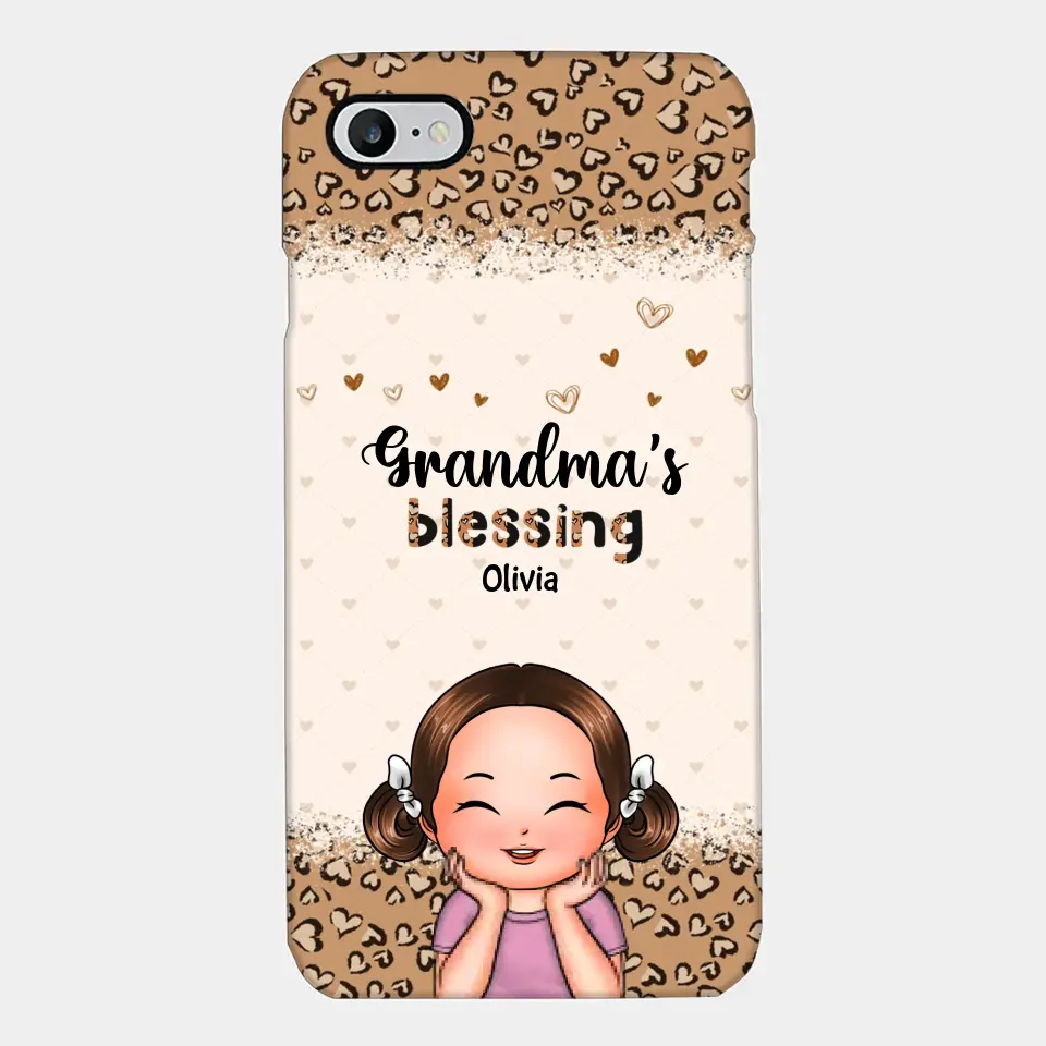 Personalized Phone Case - Gift For Grandma - Grandma's Blessings ARND0014