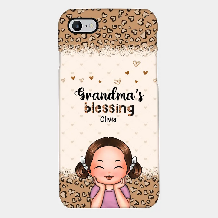 Personalized Phone Case - Gift For Grandma - Grandma's Blessings ARND0014