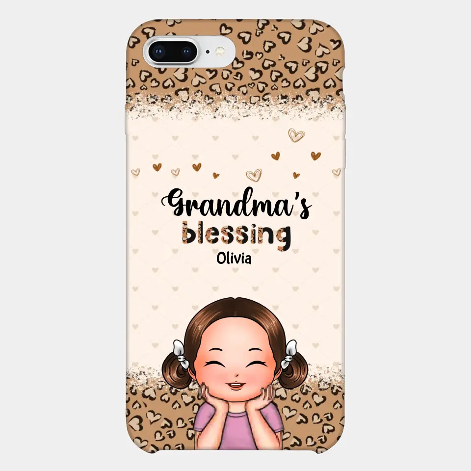 Personalized Phone Case - Gift For Grandma - Grandma's Blessings ARND0014