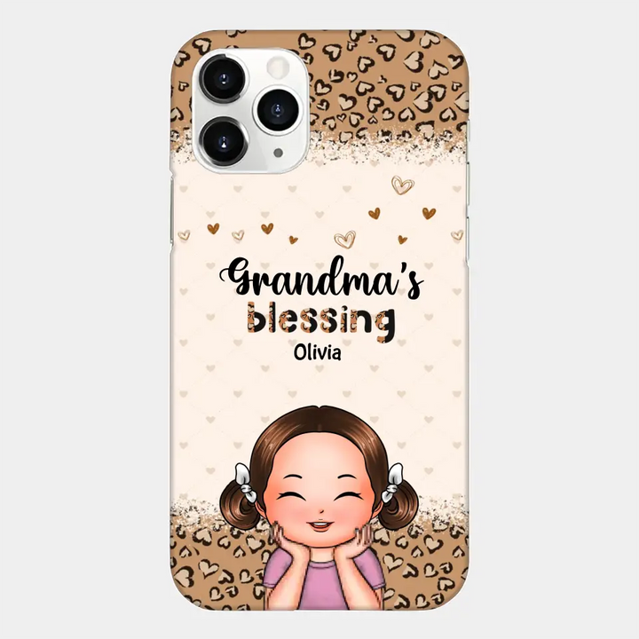 Personalized Phone Case - Gift For Grandma - Grandma's Blessings ARND0014