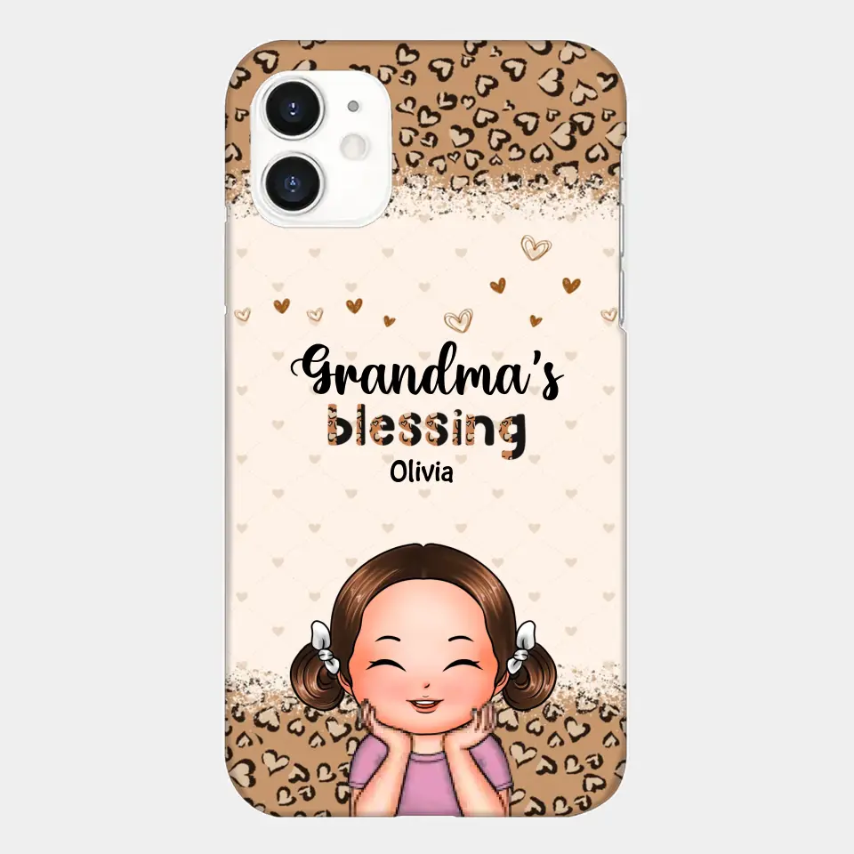 Personalized Phone Case - Gift For Grandma - Grandma's Blessings ARND0014