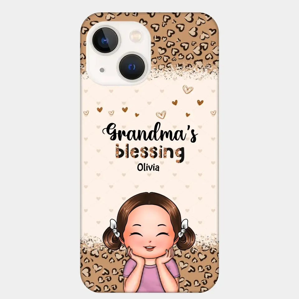 Personalized Phone Case - Gift For Grandma - Grandma's Blessings ARND0014