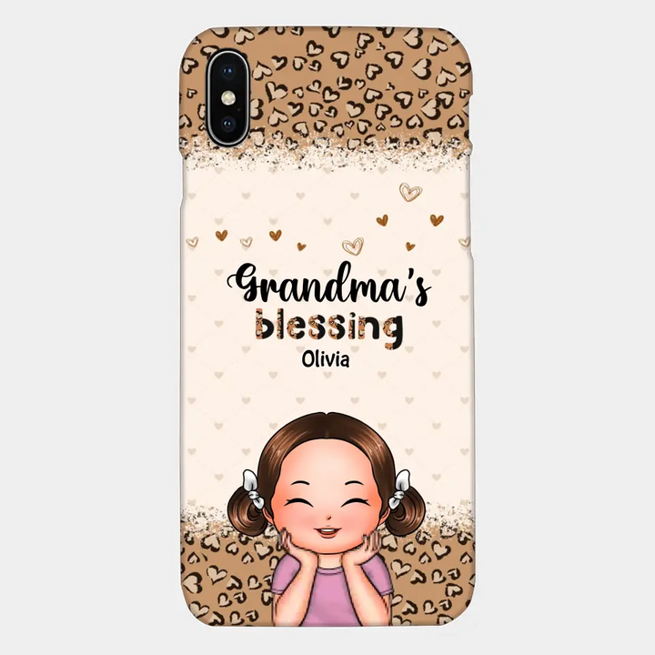 Personalized Phone Case - Gift For Grandma - Grandma's Blessings ARND0014