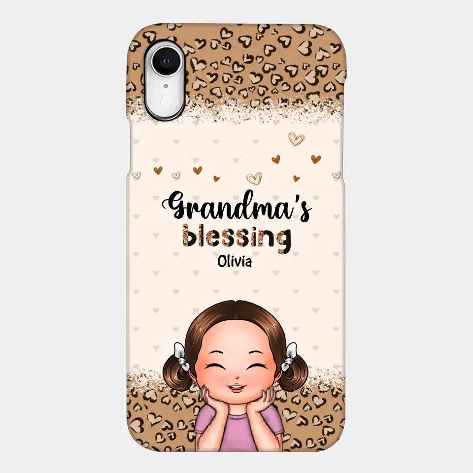 Personalized Phone Case - Gift For Grandma - Grandma's Blessings ARND0014