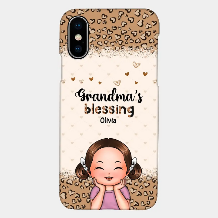 Personalized Phone Case - Gift For Grandma - Grandma's Blessings ARND0014