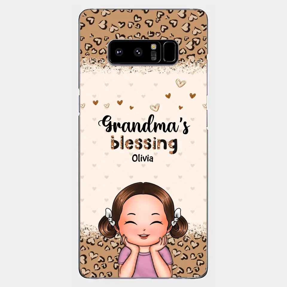 Personalized Phone Case - Gift For Grandma - Grandma's Blessings ARND0014