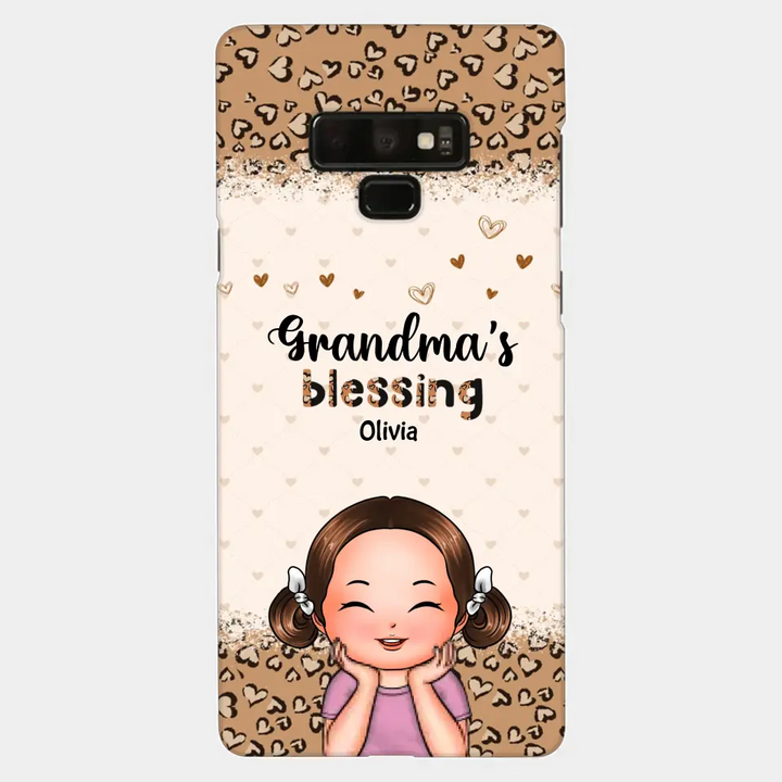 Personalized Phone Case - Gift For Grandma - Grandma's Blessings ARND0014