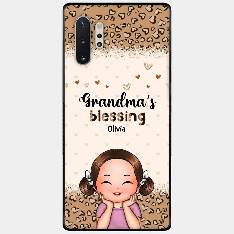 Personalized Phone Case - Gift For Grandma - Grandma's Blessings ARND0014