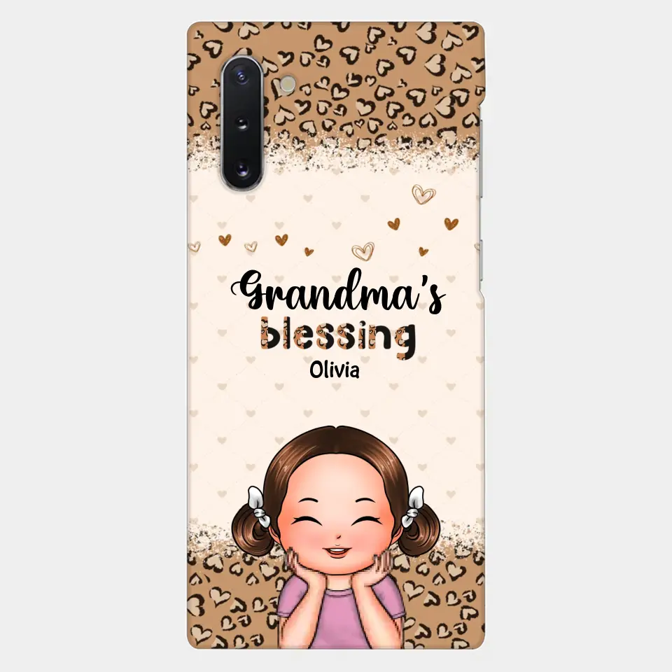 Personalized Phone Case - Gift For Grandma - Grandma's Blessings ARND0014