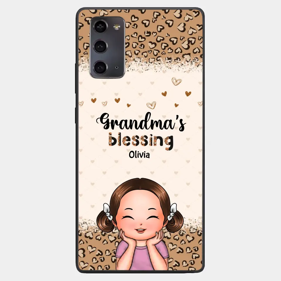 Personalized Phone Case - Gift For Grandma - Grandma's Blessings ARND0014