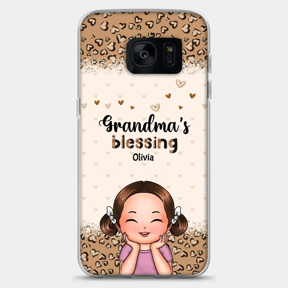 Personalized Phone Case - Gift For Grandma - Grandma's Blessings ARND0014