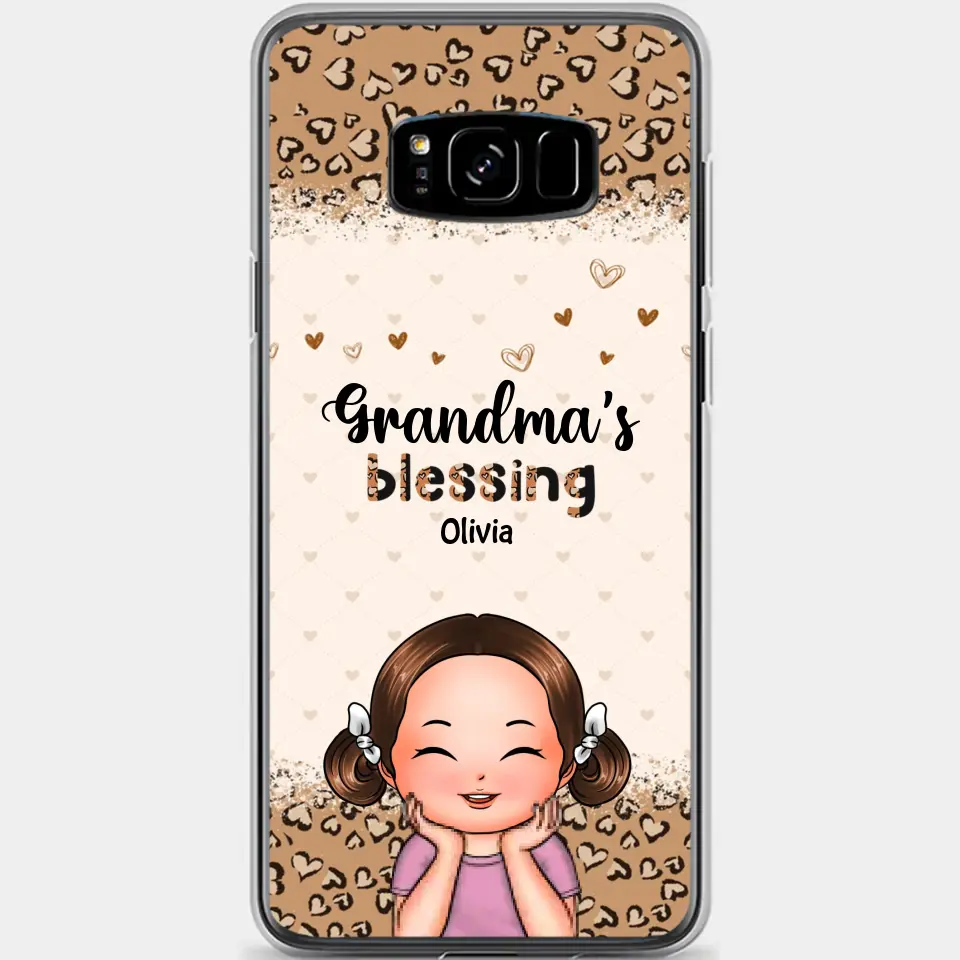 Personalized Phone Case - Gift For Grandma - Grandma's Blessings ARND0014