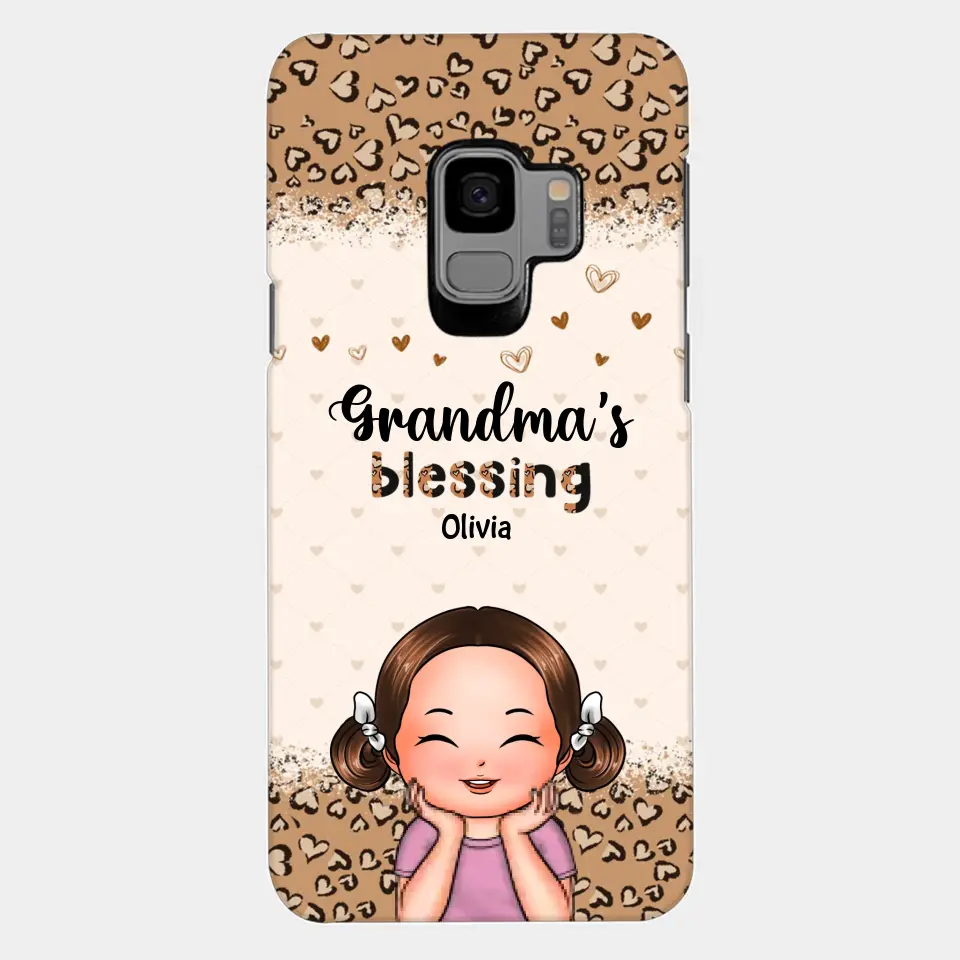 Personalized Phone Case - Gift For Grandma - Grandma's Blessings ARND0014