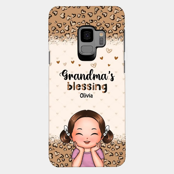 Personalized Phone Case - Gift For Grandma - Grandma's Blessings ARND0014