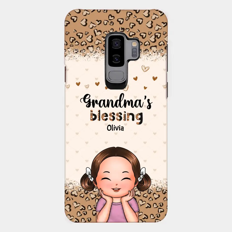 Personalized Phone Case - Gift For Grandma - Grandma's Blessings ARND0014