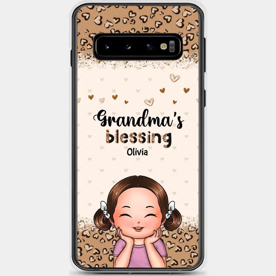 Personalized Phone Case - Gift For Grandma - Grandma's Blessings ARND0014