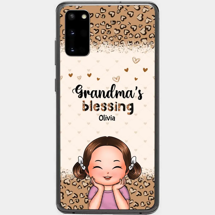 Personalized Phone Case - Gift For Grandma - Grandma's Blessings ARND0014