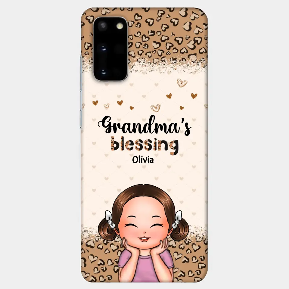 Personalized Phone Case - Gift For Grandma - Grandma's Blessings ARND0014