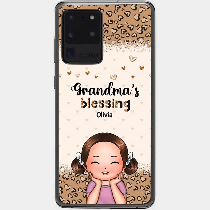 Personalized Phone Case - Gift For Grandma - Grandma's Blessings ARND0014