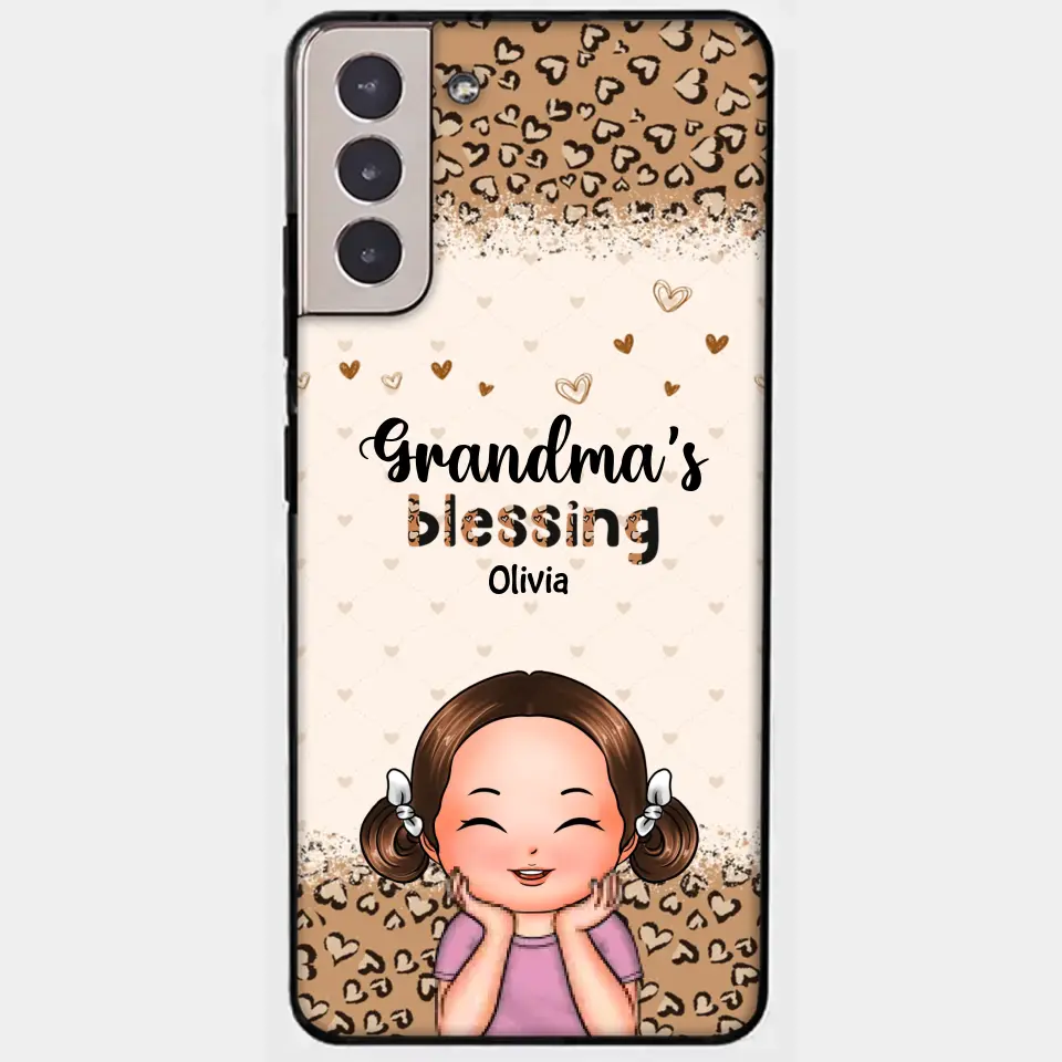 Personalized Phone Case - Gift For Grandma - Grandma's Blessings ARND0014