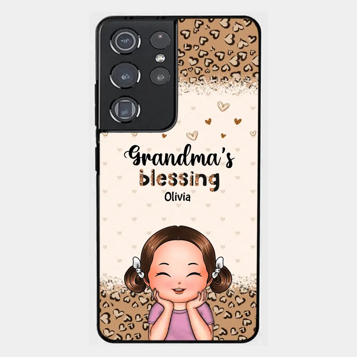 Personalized Phone Case - Gift For Grandma - Grandma's Blessings ARND0014