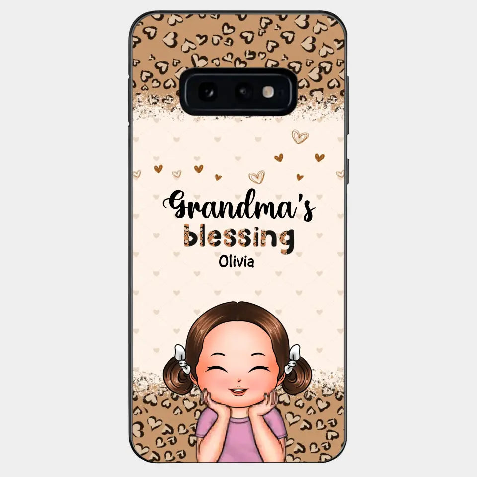 Personalized Phone Case - Gift For Grandma - Grandma's Blessings ARND0014