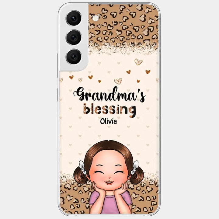 Personalized Phone Case - Gift For Grandma - Grandma's Blessings ARND0014