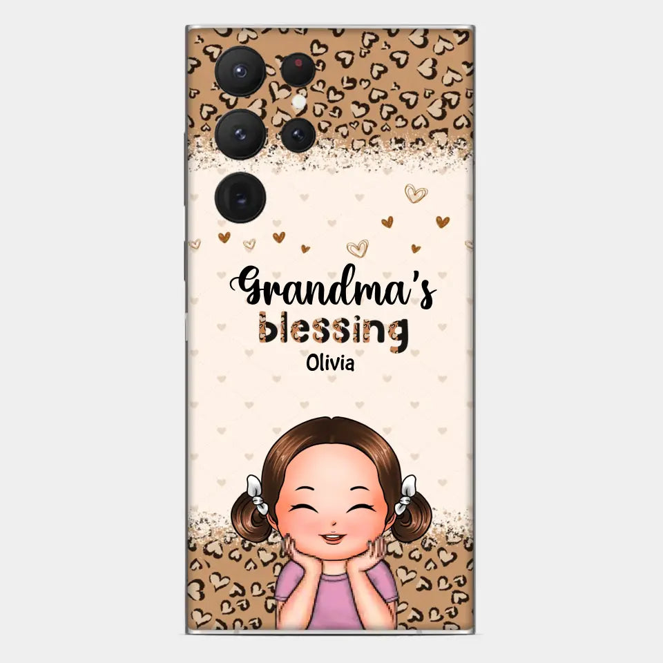 Personalized Phone Case - Gift For Grandma - Grandma's Blessings ARND0014