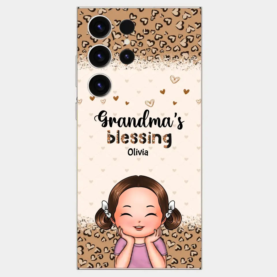 Personalized Phone Case - Gift For Grandma - Grandma's Blessings ARND0014