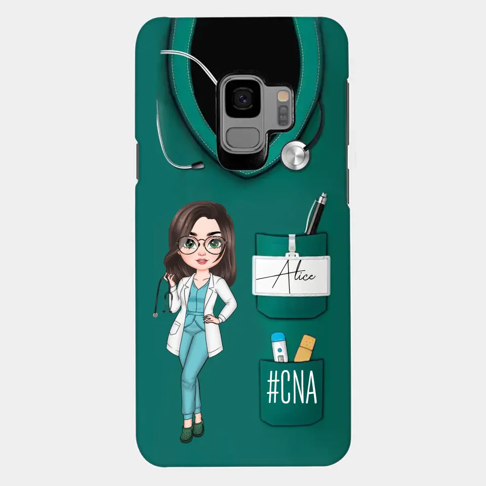 Nurse Nutrition Facts V3 - Personalized Custom Phone Case - Nurse's Day, Appreciation Gift For Nurse