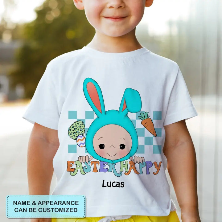 Easter Happy - Personalized Custom Youth T-shirt - Easter Day's Gift For Kids, Family Members