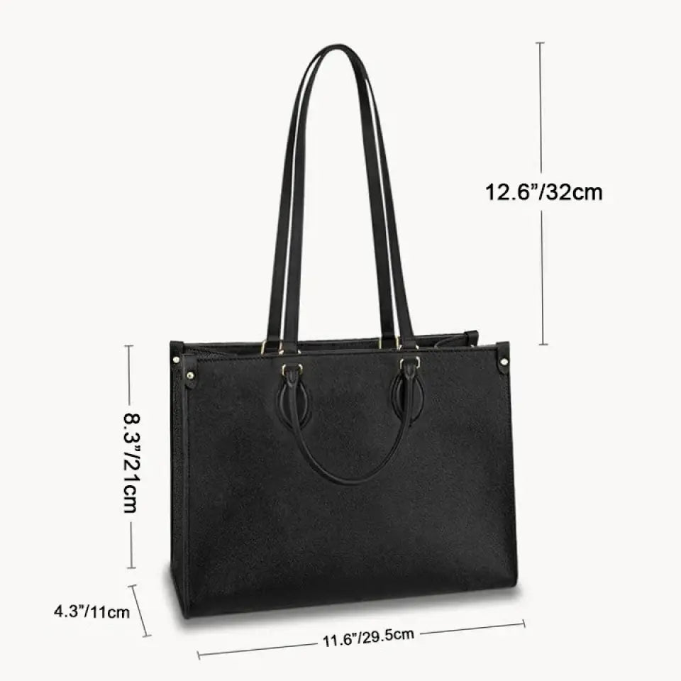 Teacher Stuff - Personalized Custom Leather Bag - Teacher's Day, Appreciation Gift For Teacher