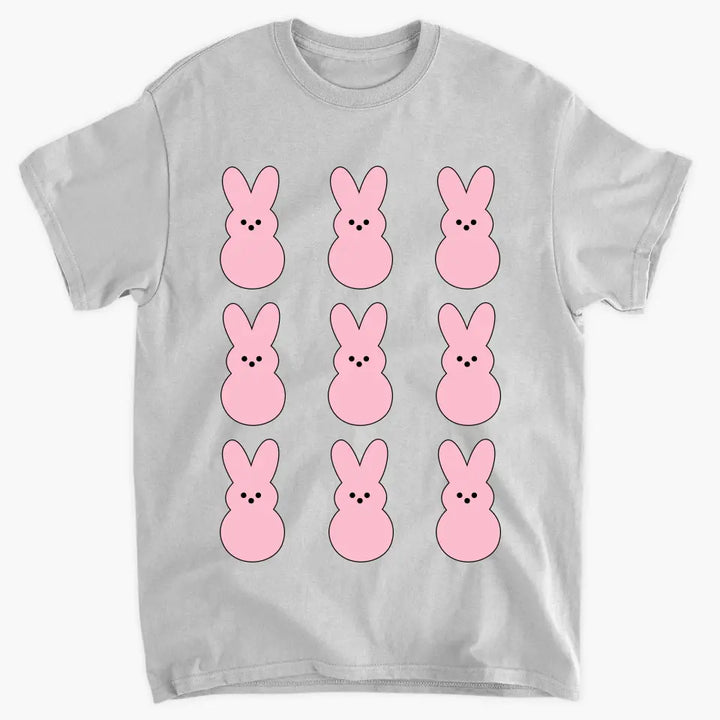Easter Bunny Peeps V2 - Personalized Custom T-shirt - Easter Gift For Family, Family Members