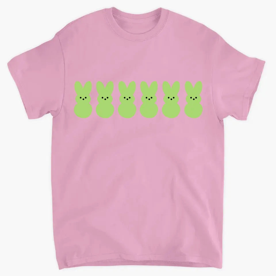 Easter Bunny Peeps - Personalized Custom T-shirt - Easter Gift For Family, Family Members