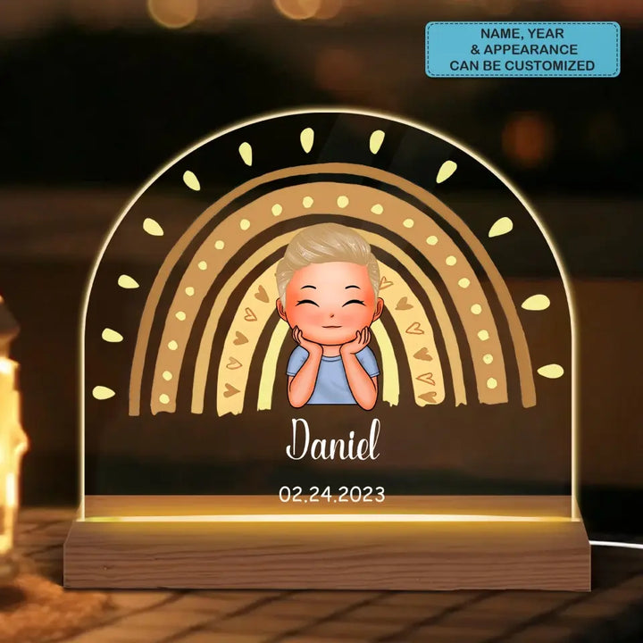 Kid Room Decor - Personalized Custom 3D Led Light - Gift For Family, Family Members