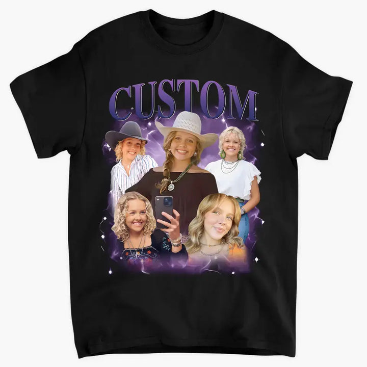 Custom Your Own Vintage Bootleg - Personalized Custom T-shirt - Valentine's Day, Anniversary Gift For Husband, Wife, Boyfriend, Girlfriend AGCHA002