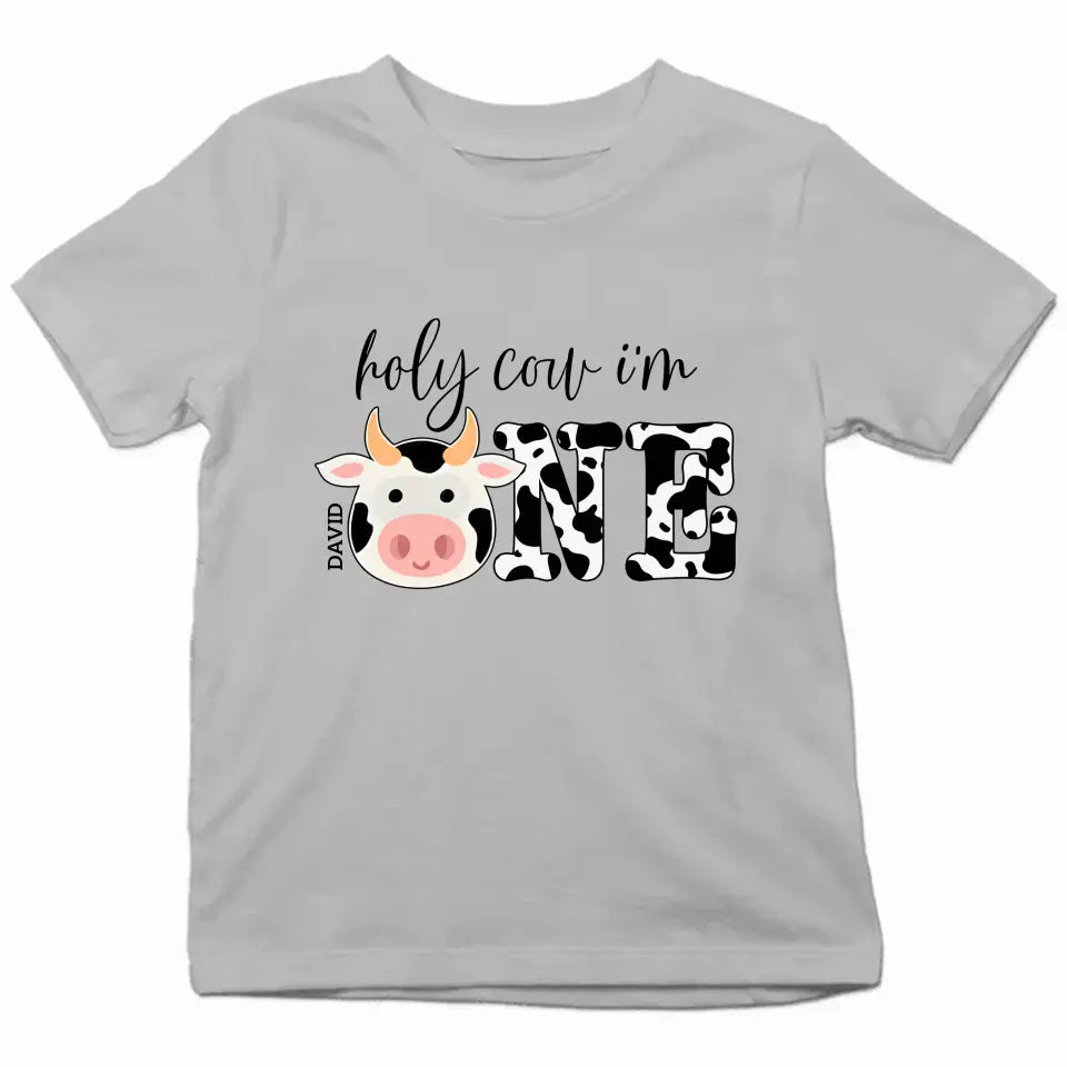 Cow Family Birthday - Personalized Custom T-shirt - Birthday Gift For Kid, Family, Family Members